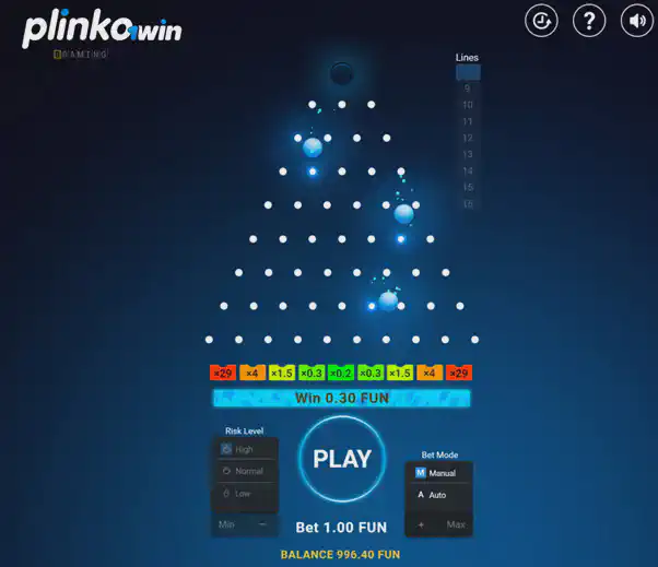 1win Plinko