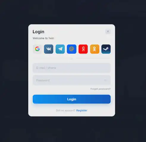 1win login