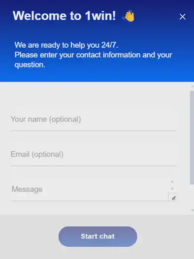 1win online support